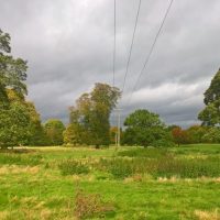 Shugborough overhead line