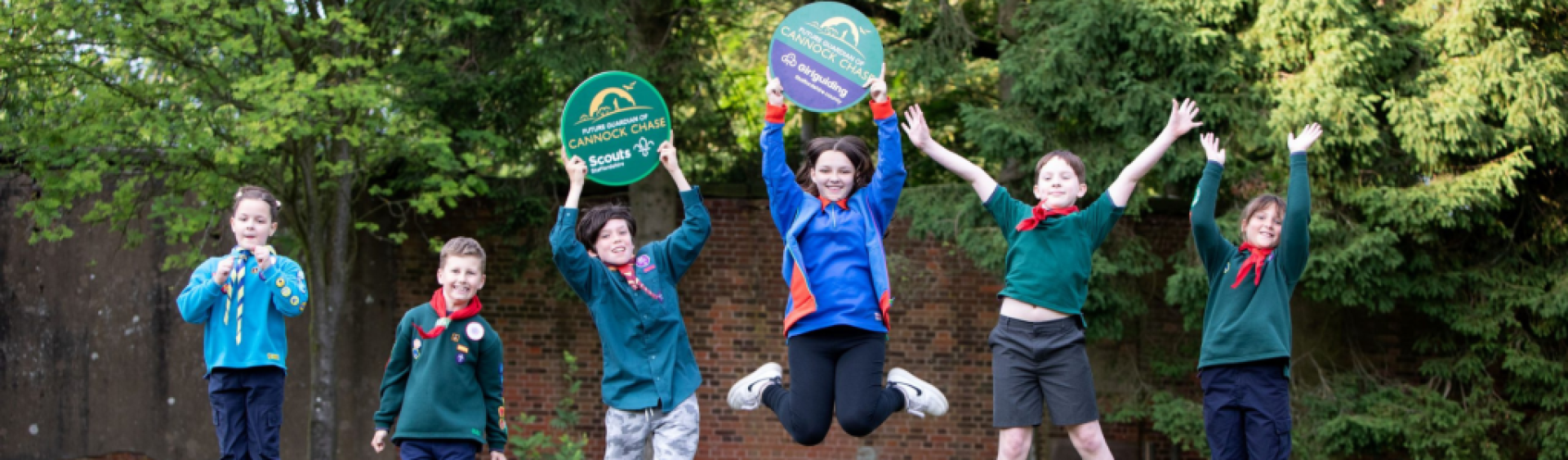 Members of Scouts and Girlguiding